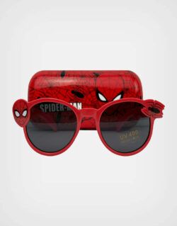 Lentes de Sol Spider Man (Hombre Araña) Color Rojo con Estuche Para Niños