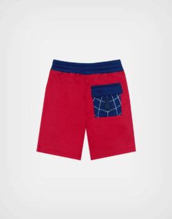 Bermuda Spider Man Color Rojo para niños