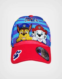 Gorra Paw Patrol Azul + Color Rojo Para Niños