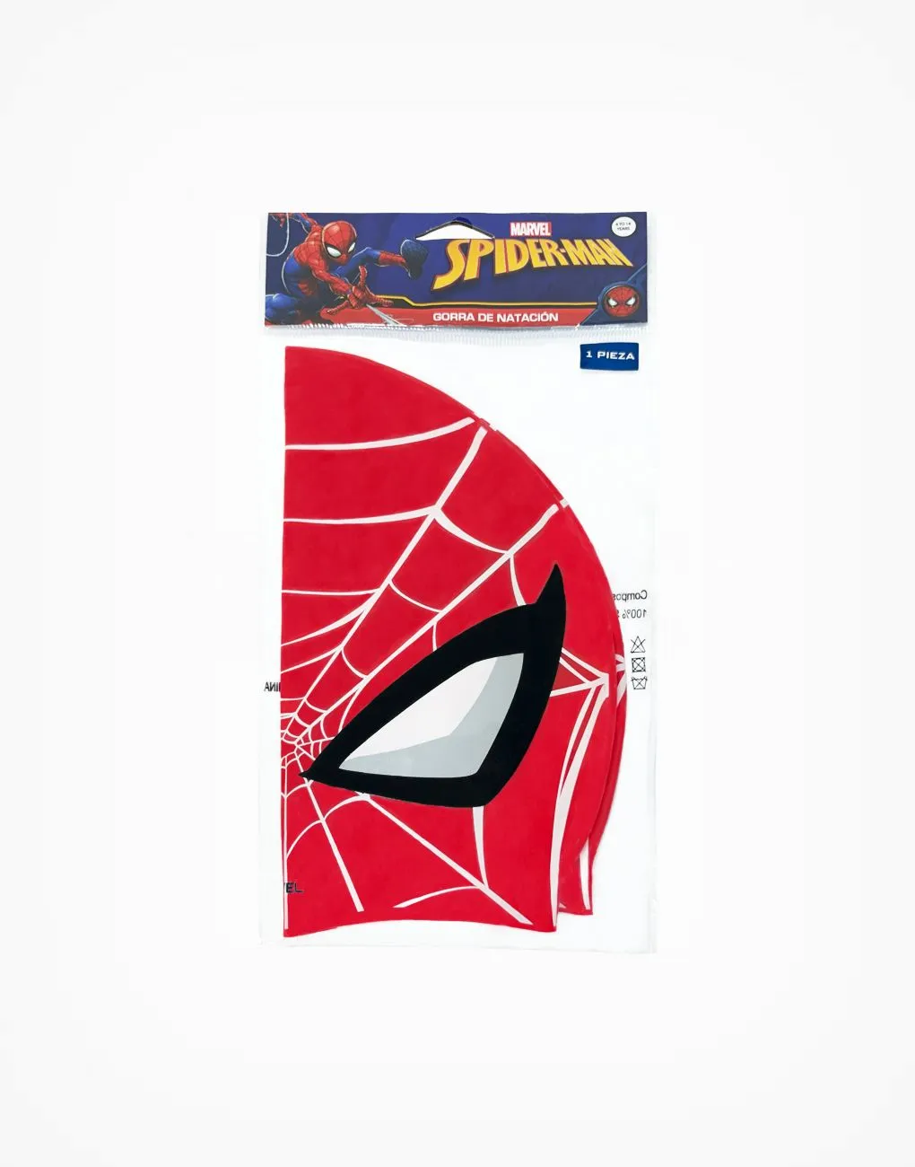 Gorro de Natación Spider Man Color Rojo