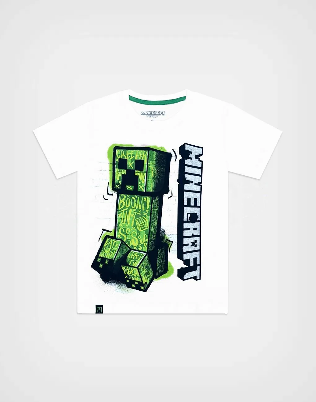 Pijama MC Minecraft Creeper Para Niños