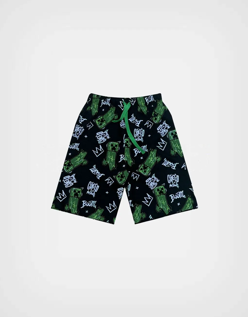 Pijama MC Minecraft Creeper Para Niños