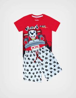 Pijama MC Paw Patrol Color Rojo Para Niños
