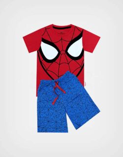 Pijama MC Spider Man Color Rojo Para Niños