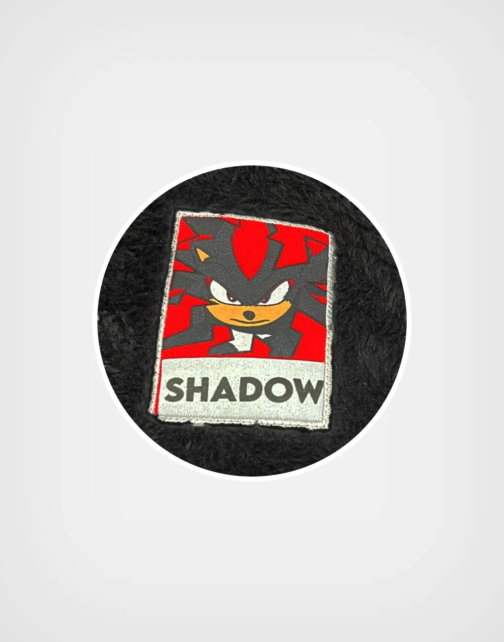 Polera Con Capucha Sonic Shadow Color Negro Para Niños