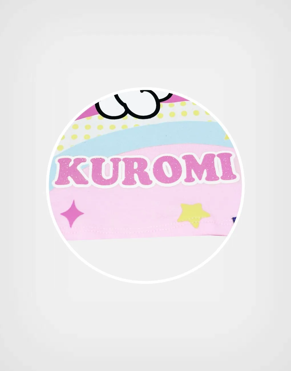 Polo Manga Corta Kuromi Color Rosa Para Niñas