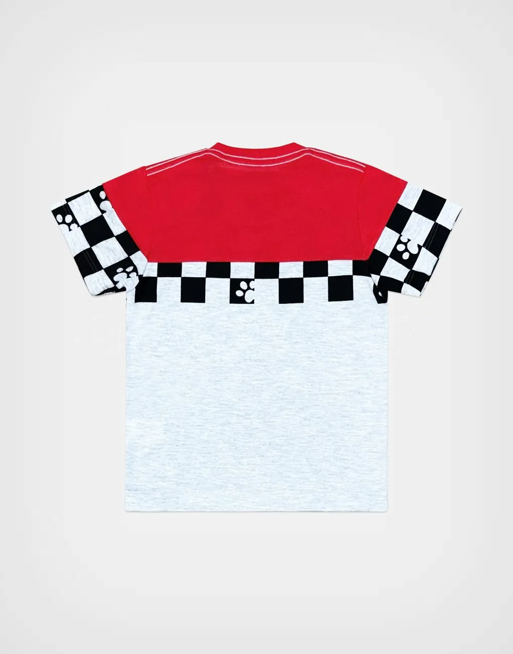 Polo Manga Corta Paw Patrol Color Rojo + Gris para Niños