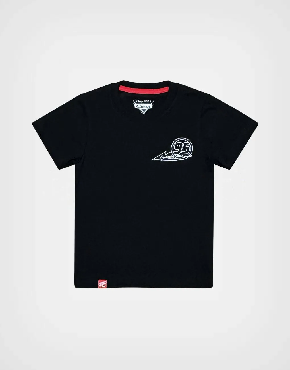Polo Manga Corta Rayo McQueen Color Negro Para Niños