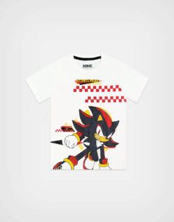 Polo Manga Corta Shadow Sonic Color Beige Para Niños