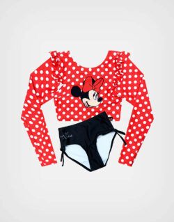 Ropa de Baño Minnie Mouse Color Rojo 2 piezas Para Niñas