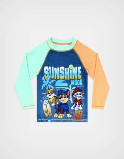 Ropa de Baño Paw Patrol Color Azul + Naranja Para Niños