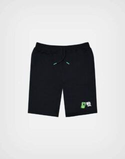 Bermuda Minecraft Color Negro para niños