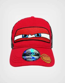 Gorra Cars Rayo McQueen Color Rojo Para Niños