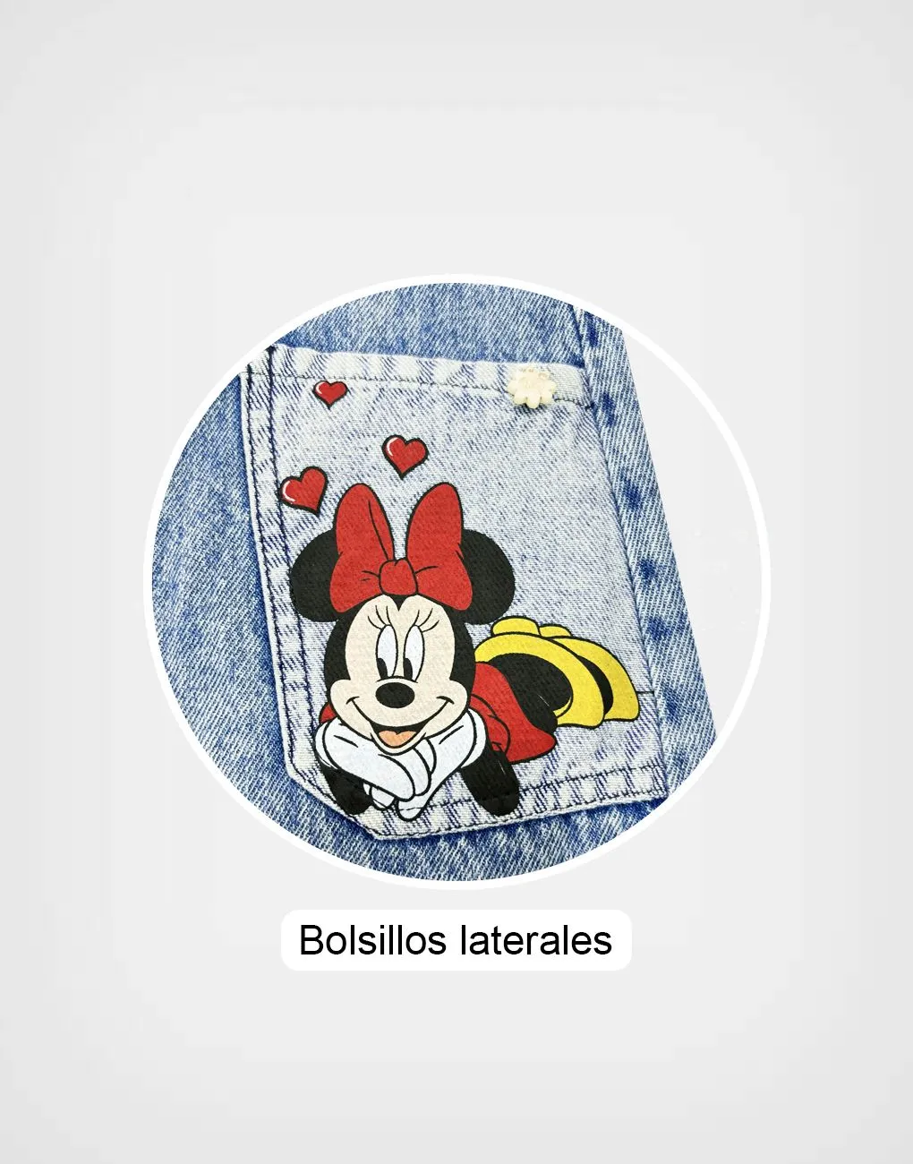 Jumper Color Azul Minnie Mouse Para Niñas