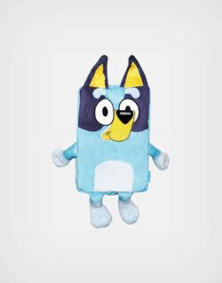Mini Mochila Felpa Color Azul Bluey