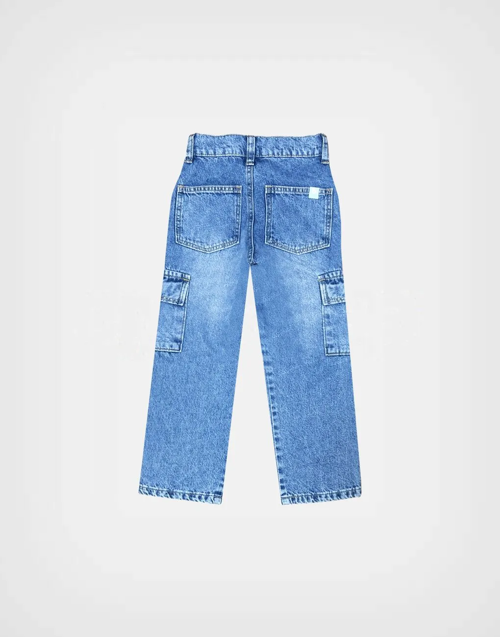 Pantalón Jean Color Azul Bluey Para Niños