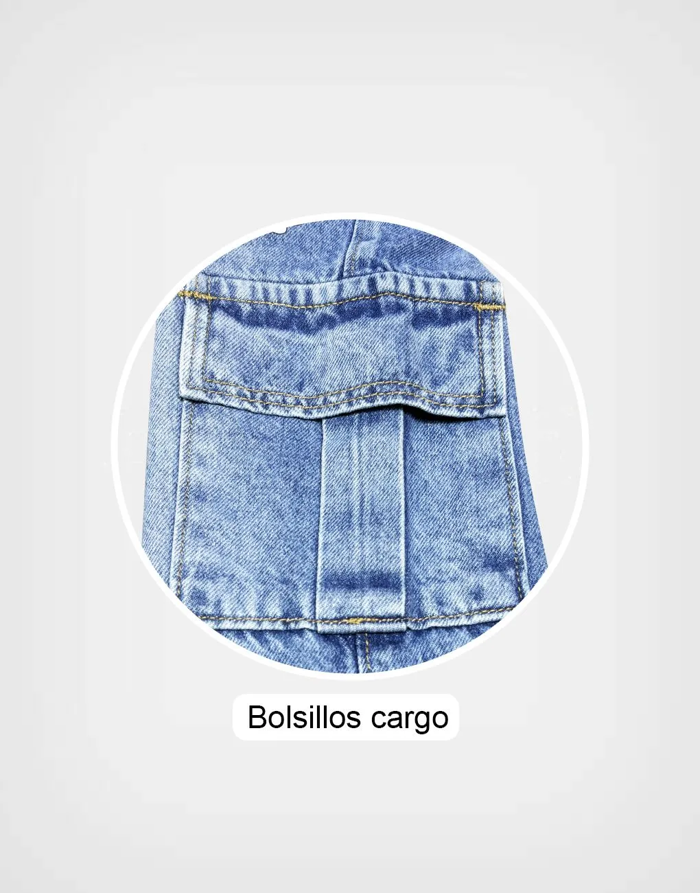Pantalón Jean Color Azul Bluey Para Niños
