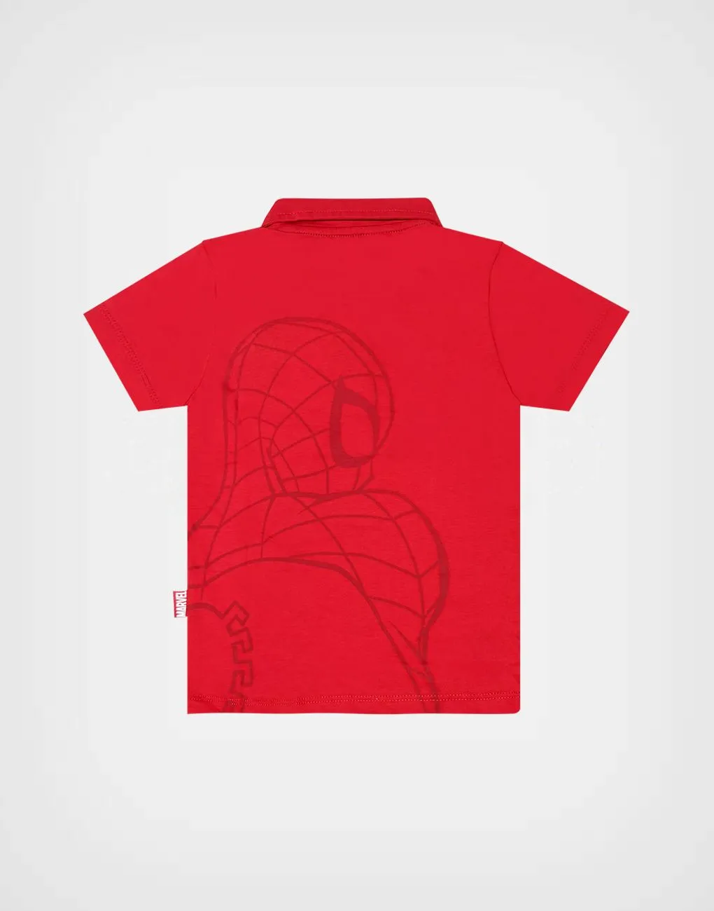 Polo Camisero Spider Man Color Rojo Para Niños