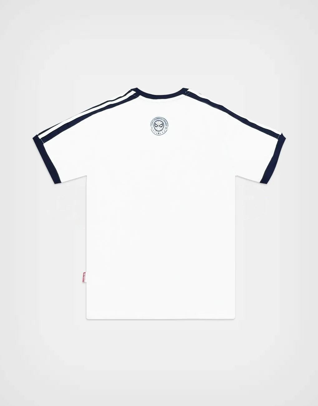 Polo Manga Corta Spider Man Color Blanco Para Niños