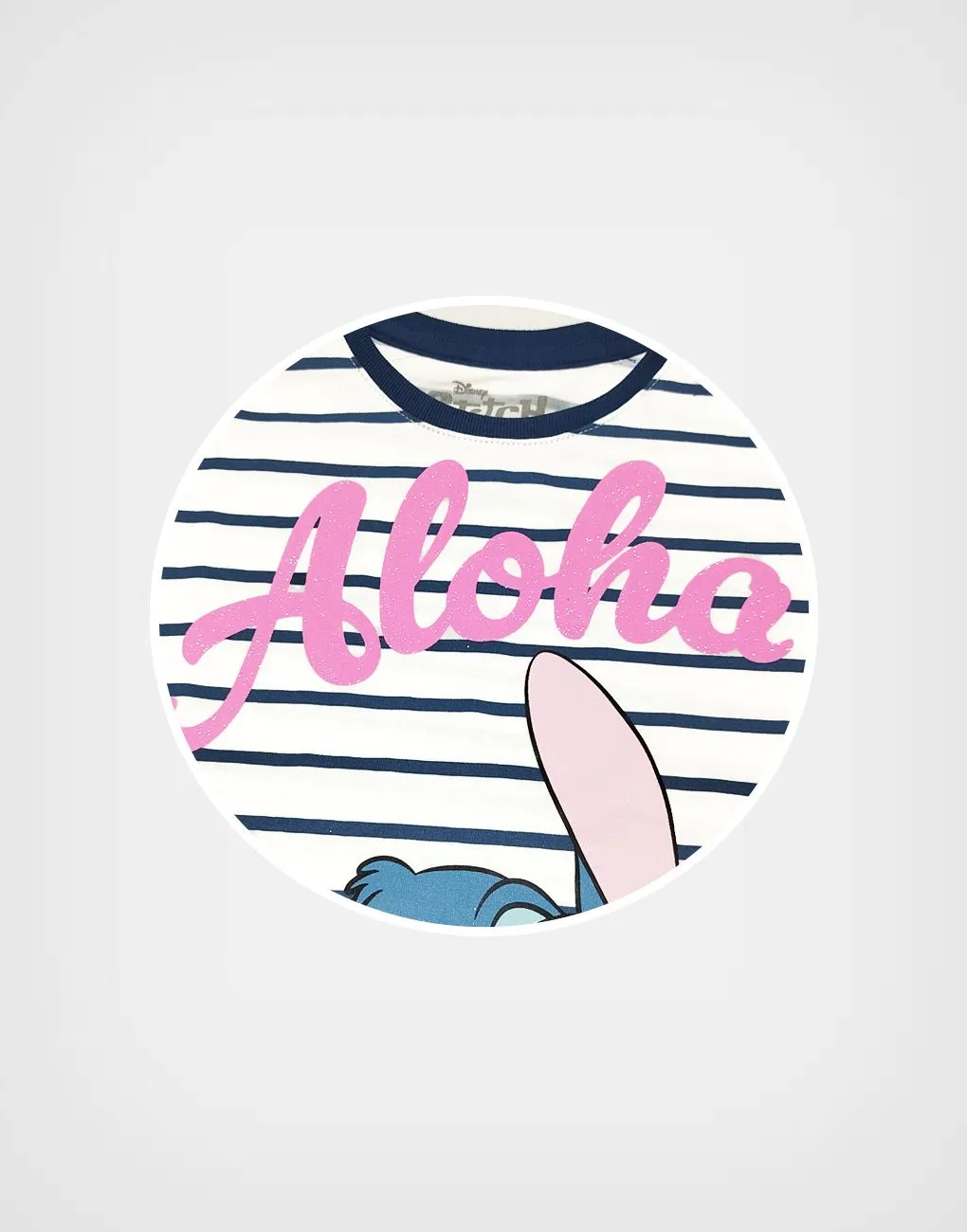 Polo Manga Corta Stitch Rayas Para Niñas