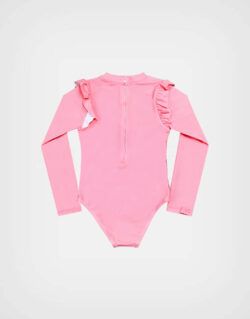Ropa de Baño Entera Minnie Mouse Color Rosa Love Para Niñas