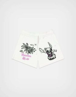 Short Color Beige Stitch Para Niñas