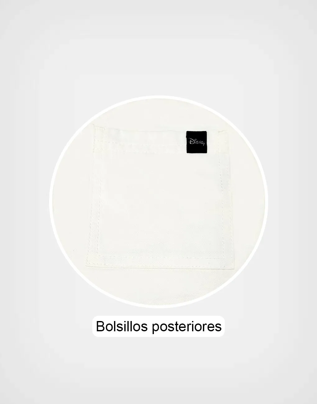 Short Color Beige Stitch Para Niñas