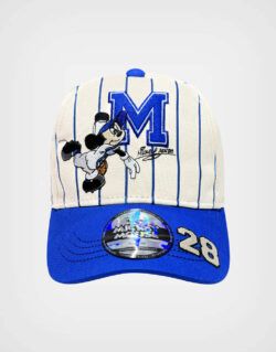 Gorra Mickey Mouse Color Beige + Azul Para Niños
