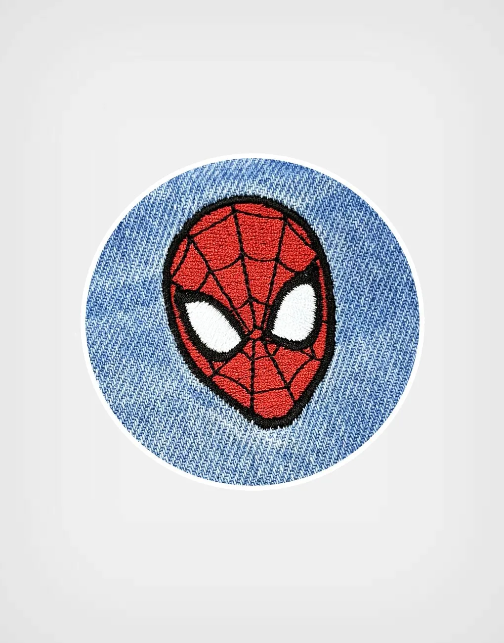 Pantalón Jean Color Azul Spider Man Thwip Para Niños