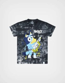 Polo Manga Corta Bluey Rock Para Niños