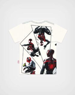 Polo Manga Corta Spider Man Miles Morales Para Niños