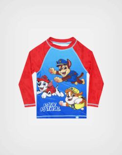 Ropa de Baño Paw Patrol Color Azul + Rojo Para Niños