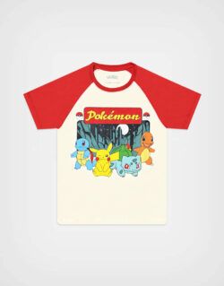 Polo Manga Corta Pokemón Para Niños
