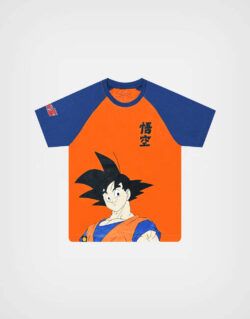 Polo Manga Corta Goku Dragon Ball Z Color Naranja Para Niños
