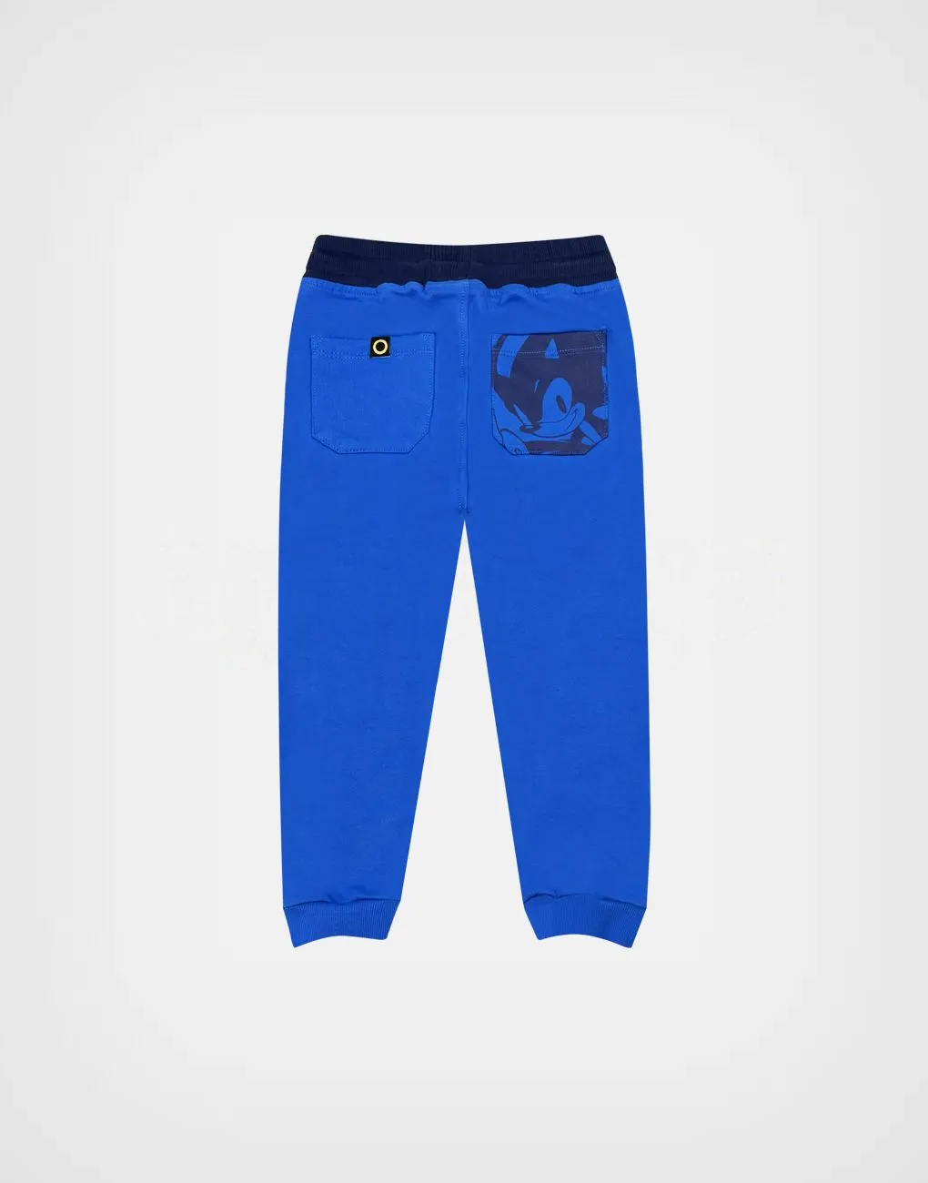Pantalón Jogger Color Azul Sonic Para Niños