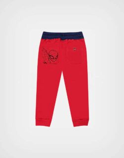 Pantalón Jogger Spider Man Color Azul + Rojo Para Niños