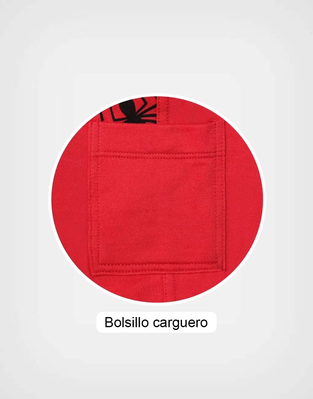 Pantalón Jogger Spider Man Color Azul + Rojo Para Niños