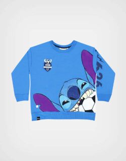 Polera Stitch Color Azul Para Niños