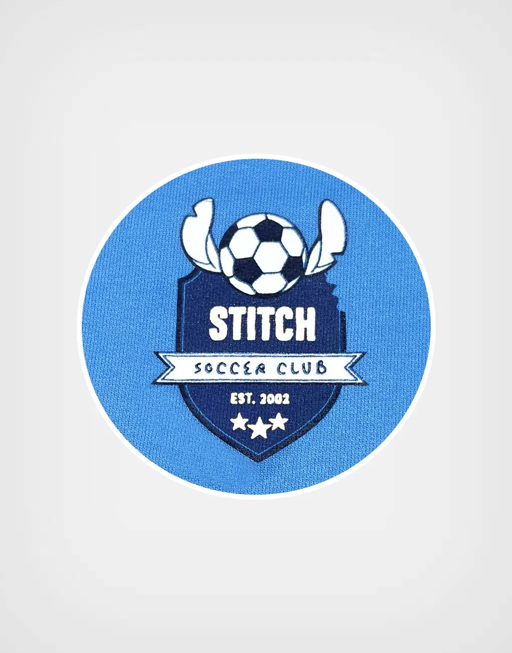 Polera Stitch Color Azul Para Niños