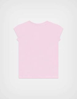 Polo Manga Corta Stitch Color Rosa Para Niñas