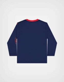 Polo Manga Larga Spider Man Color Azul Para Niños