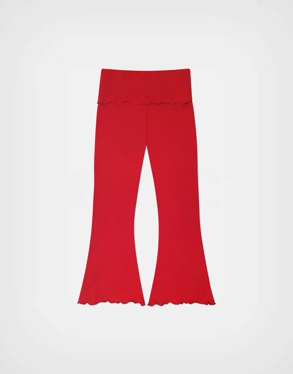 Legging Rib Minnie Mouse Color Rojo para Niñas