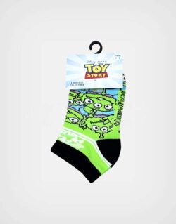 Medias Toy Story Aliens Pack de 3 Pares Para Niños