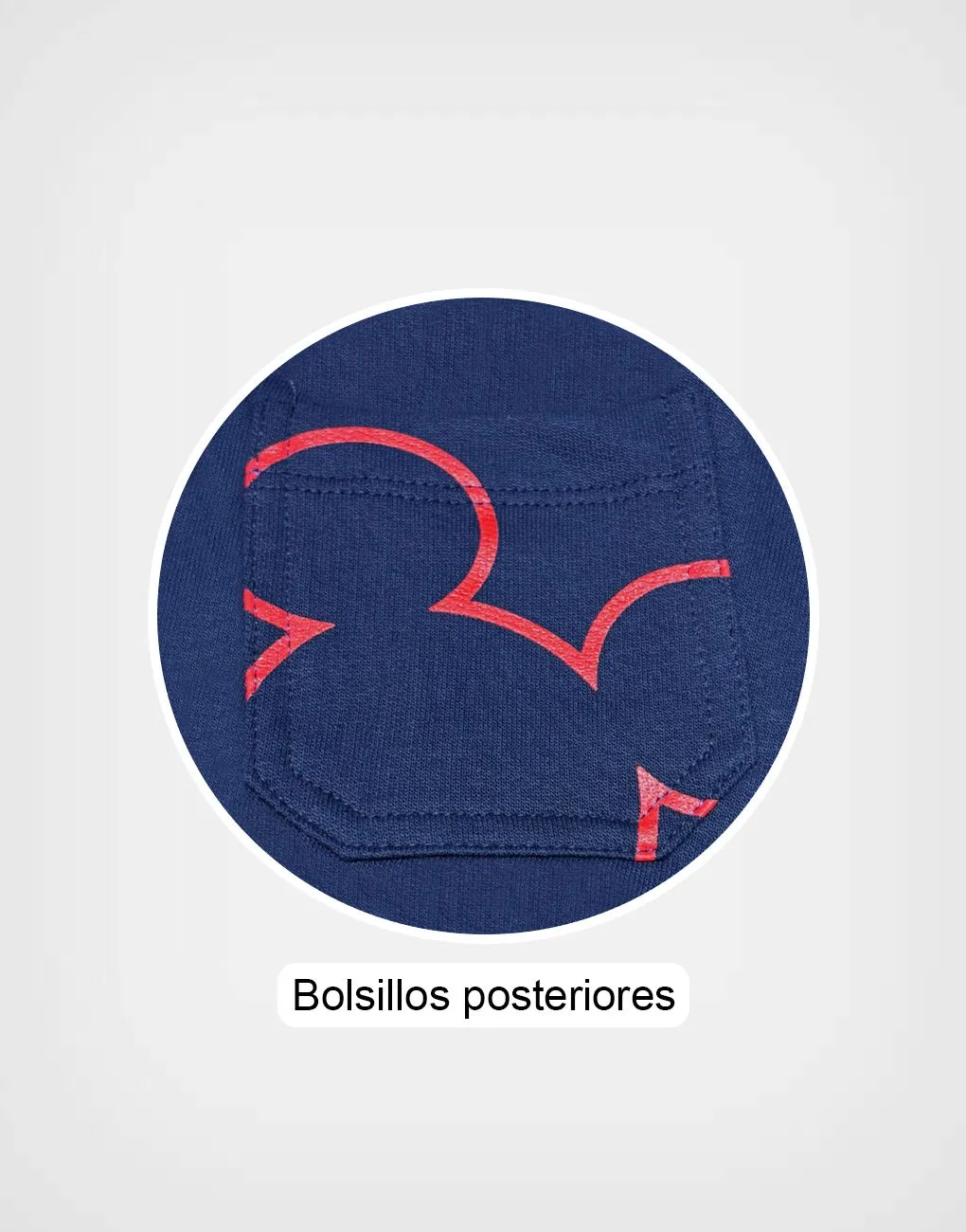 Pantalón Jogger Mickey Mouse Color Azul para Niños