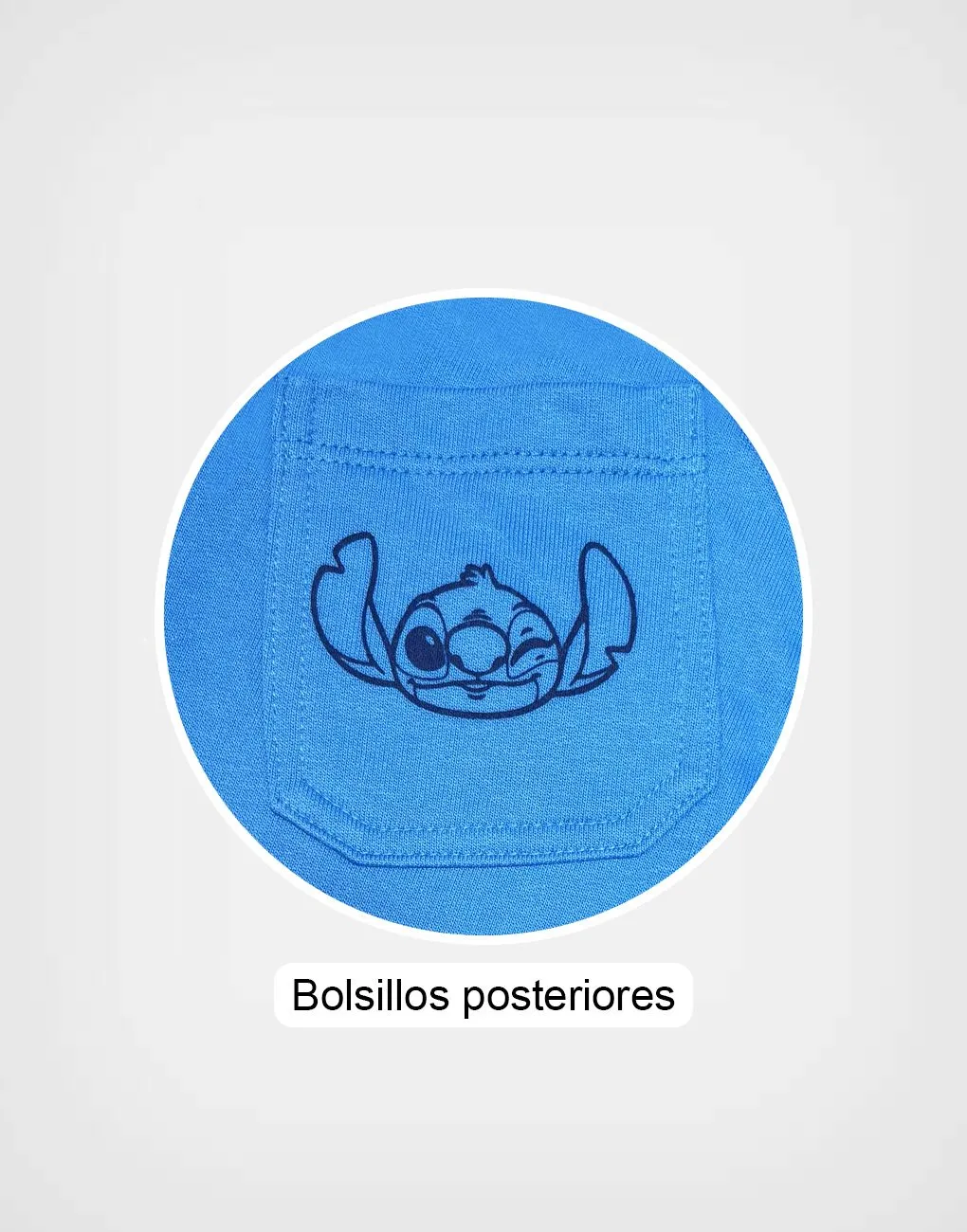 Pantalón Jogger Stitch Soccer Color Azul para Niños