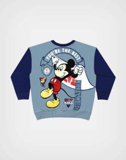 Polera Mickey Mouse Color Azul Para Niños
