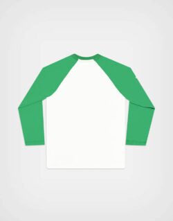 Polo Manga Larga Minecraft Creeper Survival Color Verde para Niños