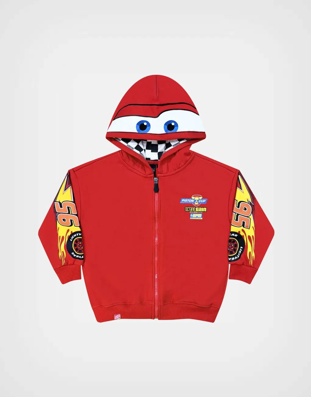 Casaca Cars Rayo McQueen Color Rojo Para Niños