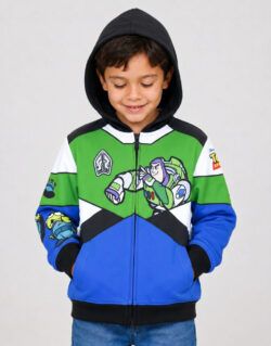 Casaca Con Capucha Buzz Lightyear Toy Story Para Niños