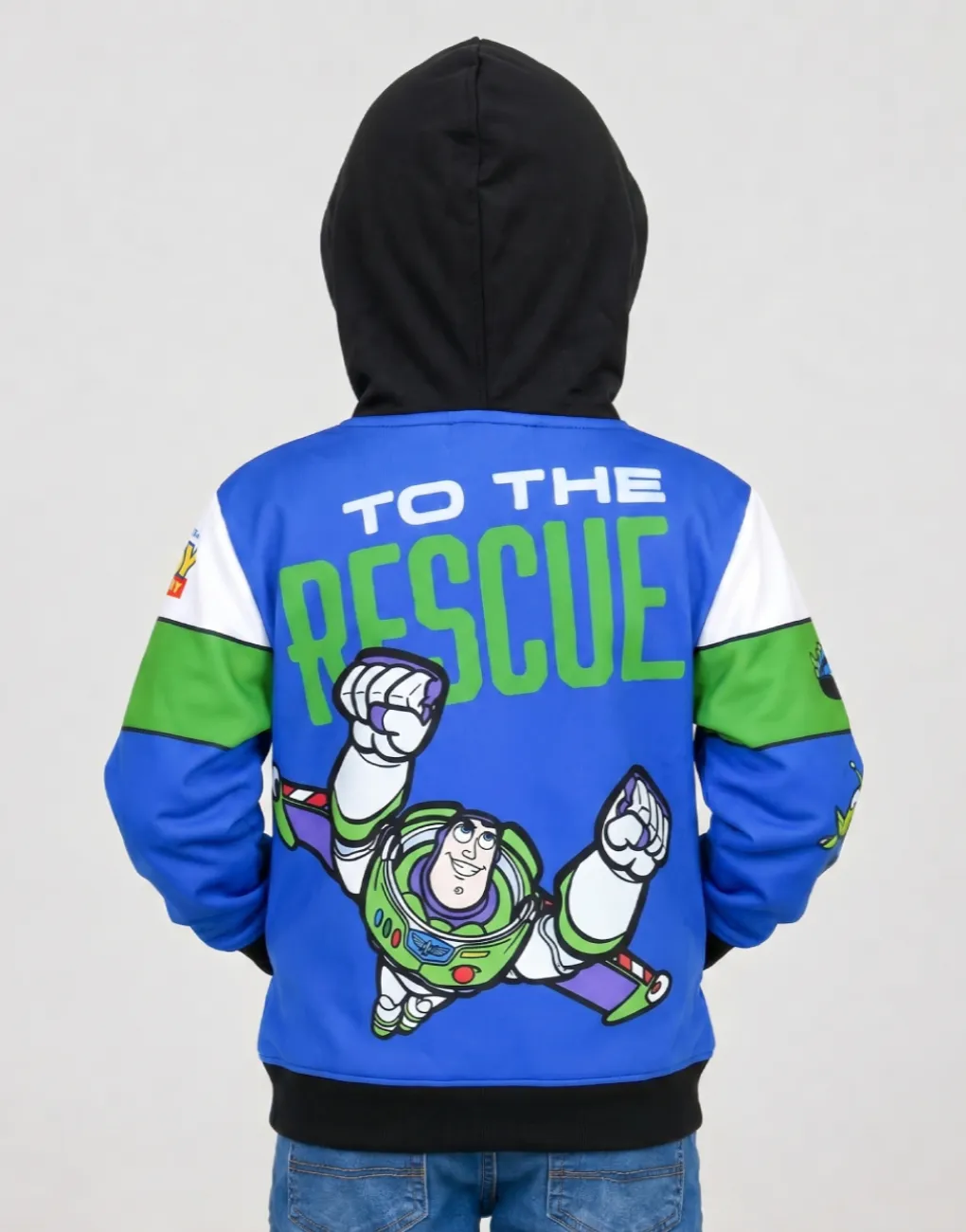 Casaca Con Capucha Buzz Lightyear Toy Story Para Niños
